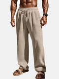 Bequeme Rippstrickhose mit Kordelzug